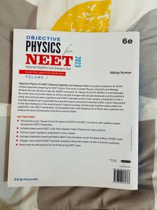 Objective Physics for NEET Volume 1