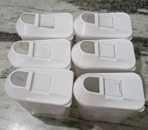 Set Of 6 Kitchen Containers - 750ml Each