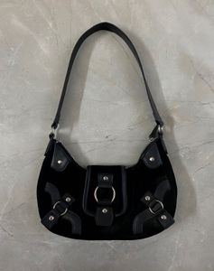 H&M Black/Pattern Shoulder Bag