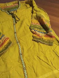 Mustard Yellow Ethnic Dress