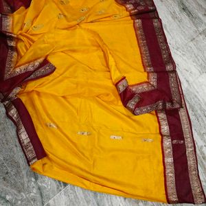 Elegant Yellow Saree