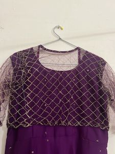 Elegant Purple Kurta Set