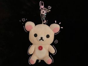 Korilakkuma Chiikawa And Clover Keychain