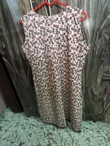 Floral Print Straight Kurta