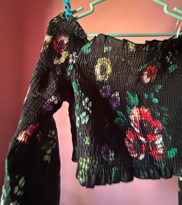 Off Shoulder Floral Top