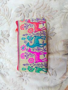 Women Multi Colour Pouch (Pack Of 2)