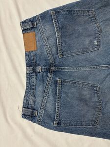 Wide Leg Denim Jeans