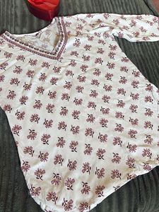 Floral Print Tunic Top