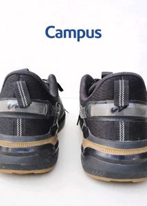 Campus Black Running Shoes