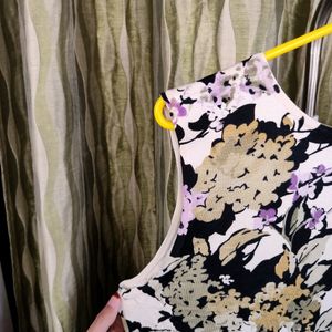 PRICE DROP!Silk Blend Talbots Floral Sweater Vest