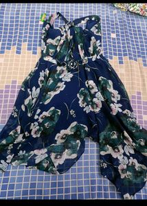 Assymetrical Party Wear Middi Dress For 5-6 Years