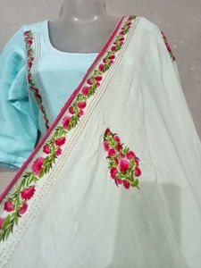Sky Blue Salwar Suit