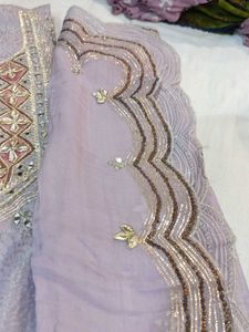 Lilac Embellished Salwar Kameez