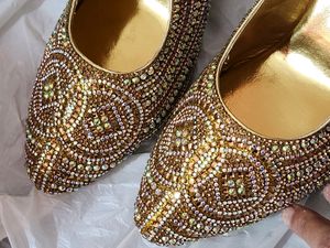 Gold Bridal Footwear