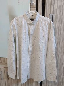 Patterned Button-Down Shirt