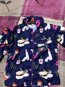 Cute Printed Pajama Set