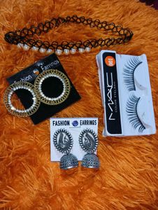 Jewelry & Eyelash Bundle