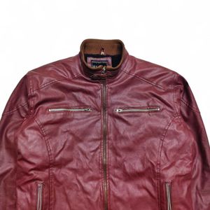 Us Polo Leather Jacket | Chest 44