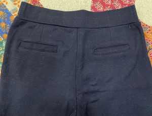 Black Warm Fleece Casual Pants