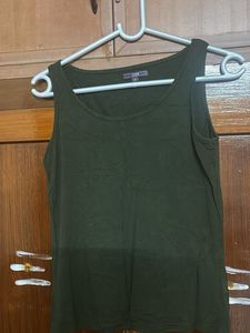 Olive Green Tank Top