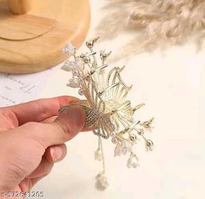 Luxury Metal Butterfly Hair Clutcher for Women and