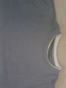 Men's Blue Long Sleeve T-Shirt