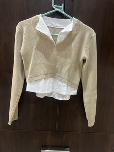 Korean Crop Sweater ❤️
