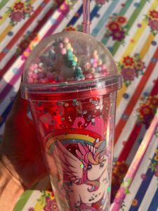 Sparkly Unicorn Tumbler