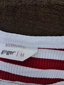 Striped Crop Tank Top