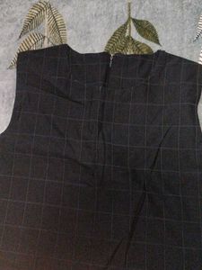 Denim Dress W  Basic Tank Top