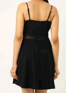 Chic Black flared Dress