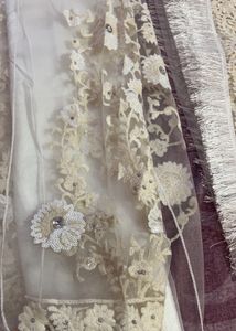 New With Tag Beautiful Net Suit Very Pretty Sleeves Embroidery Dupatta