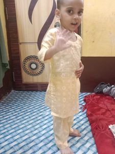 Subtle Yellow Printed Salwar Suit