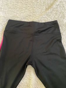 Adidas Black &amp; Pink Leggings