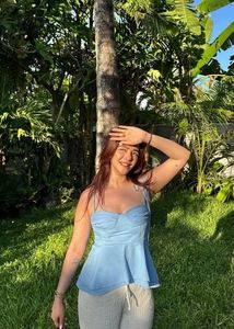 Zara Blue Corset Top