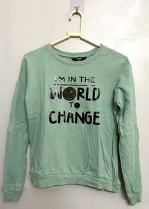 Cute Mint Green Sweatshirt