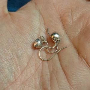 92.5 Heart Drop Earring