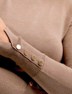 &#34;Chic Brown Full-Sleeve Top&#34;