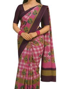 Elegant Striped Saree