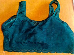 Vintage Black Lace Bra Top