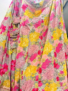 ethnic lehenga choli with blouse