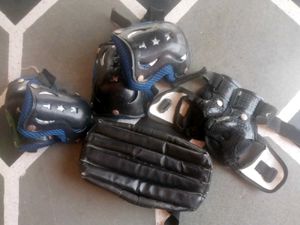 Roller Skates with Protective Gear