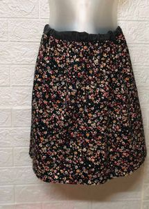 Black Floral Dress S To M Size