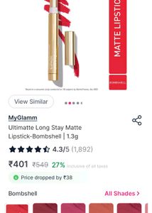 Myglam Matte Lipstick 💄