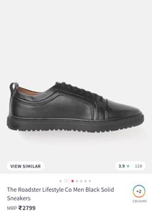 The Roadster Lifestyle Men Black Solid Sneakers