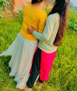 Long Skirt With Woolen Top