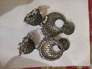 Oxidised Ear Rings