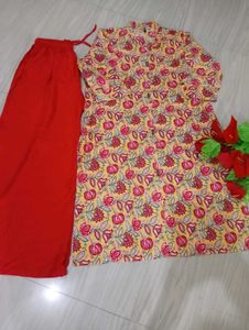 Brand New Big Size Pure Cotton 2 Piece Kurta Set