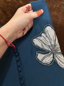 party wear  Teal Kurta Set