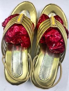 Children Golden Saindel Bridal fancy Stone